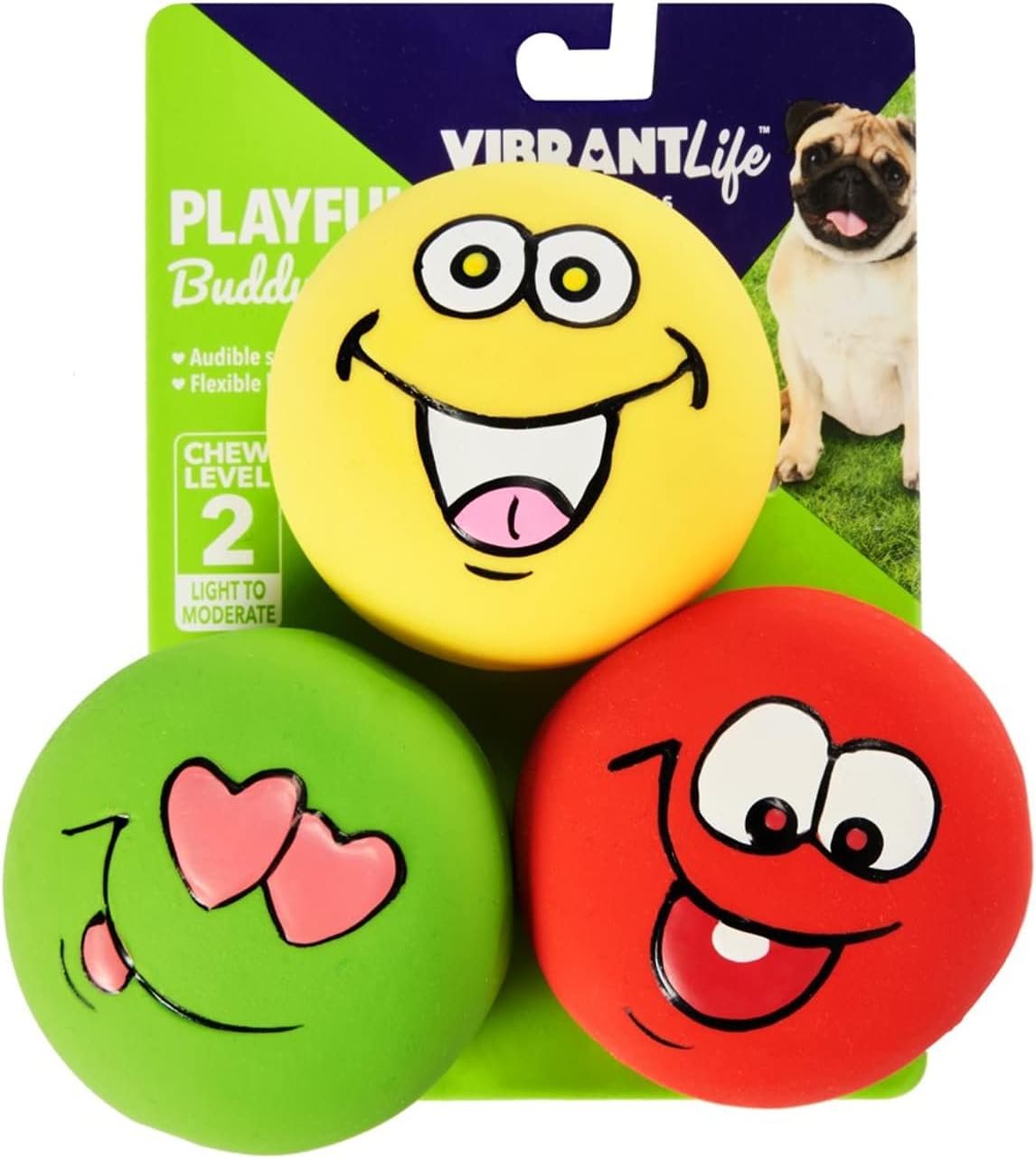 Squeaky Emoticon Dog Toys That Keep Pups Playing for Hours