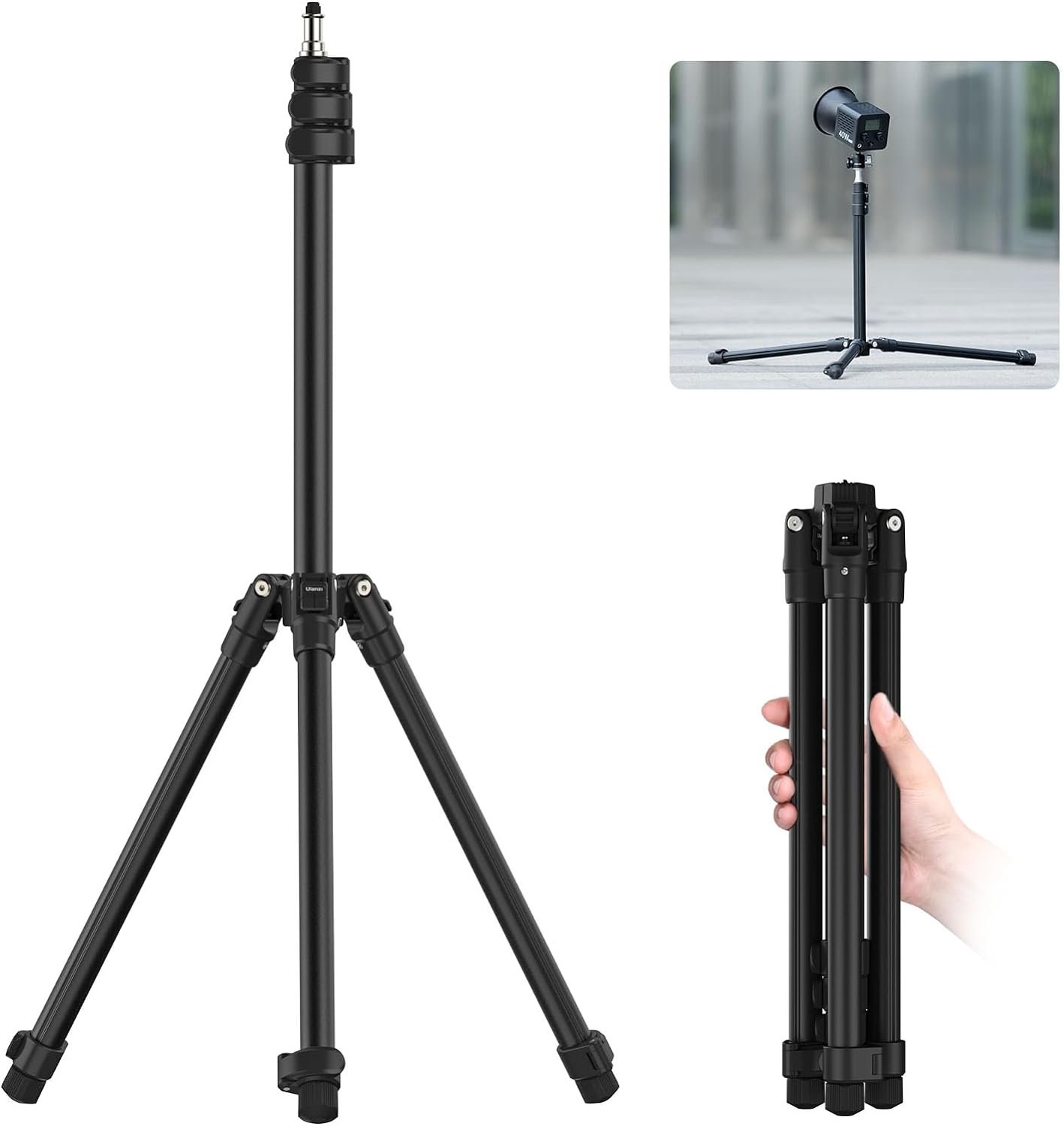 Stable Professional Light Stand: Adjustable & Portable