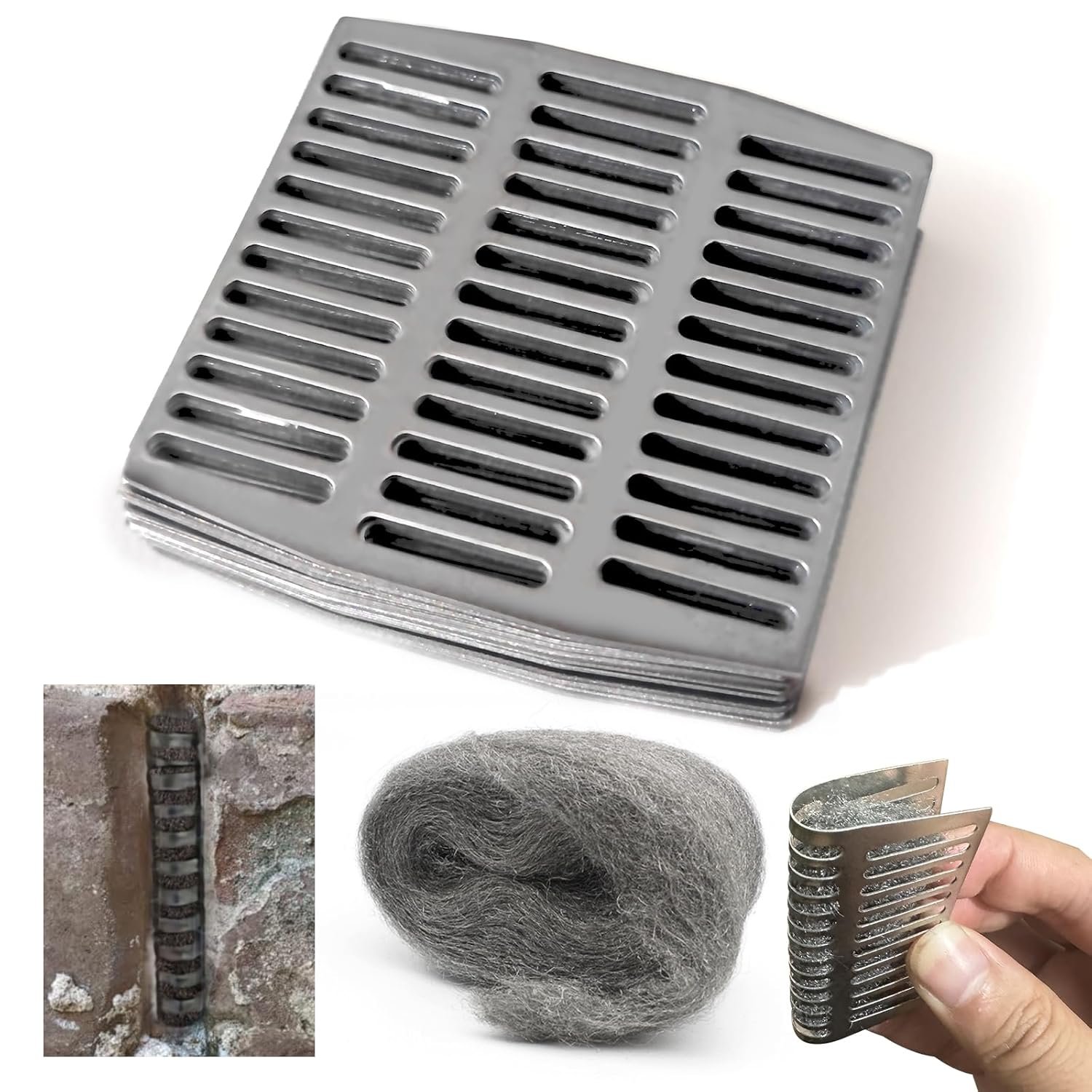 Seal Your Brick Walls with Durable Stainless Steel Drain Covers
