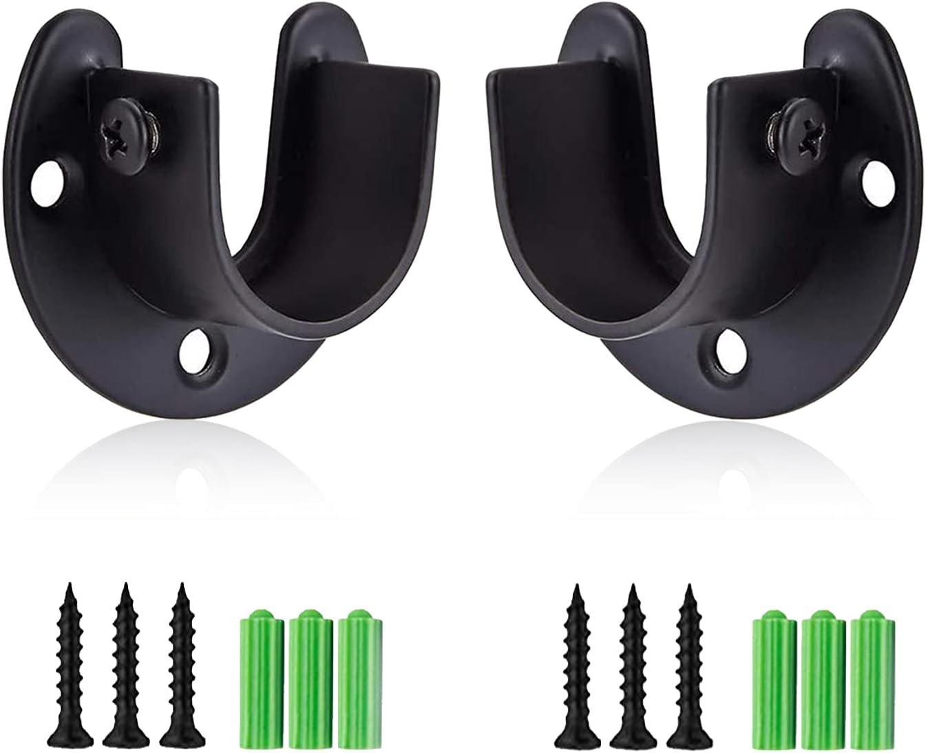 Durable Stainless Steel Closet Rod Brackets