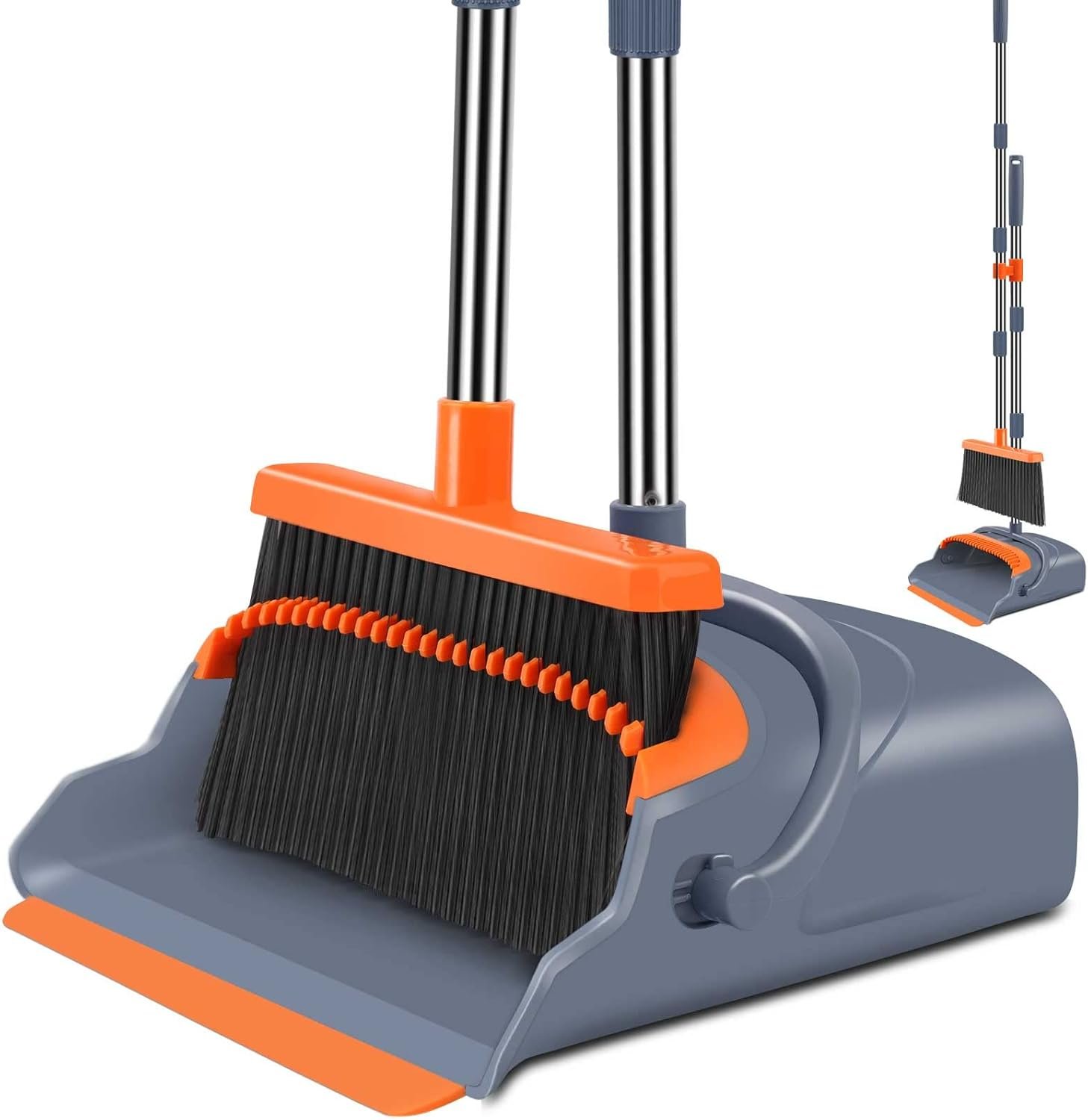Stand-Up Broom Set - No More Bending!