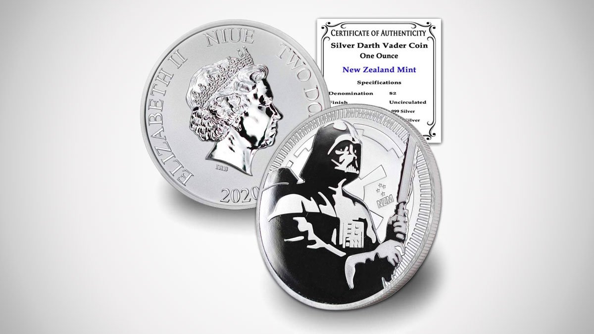 Star Wars Darth Vader 1oz Silver Coin