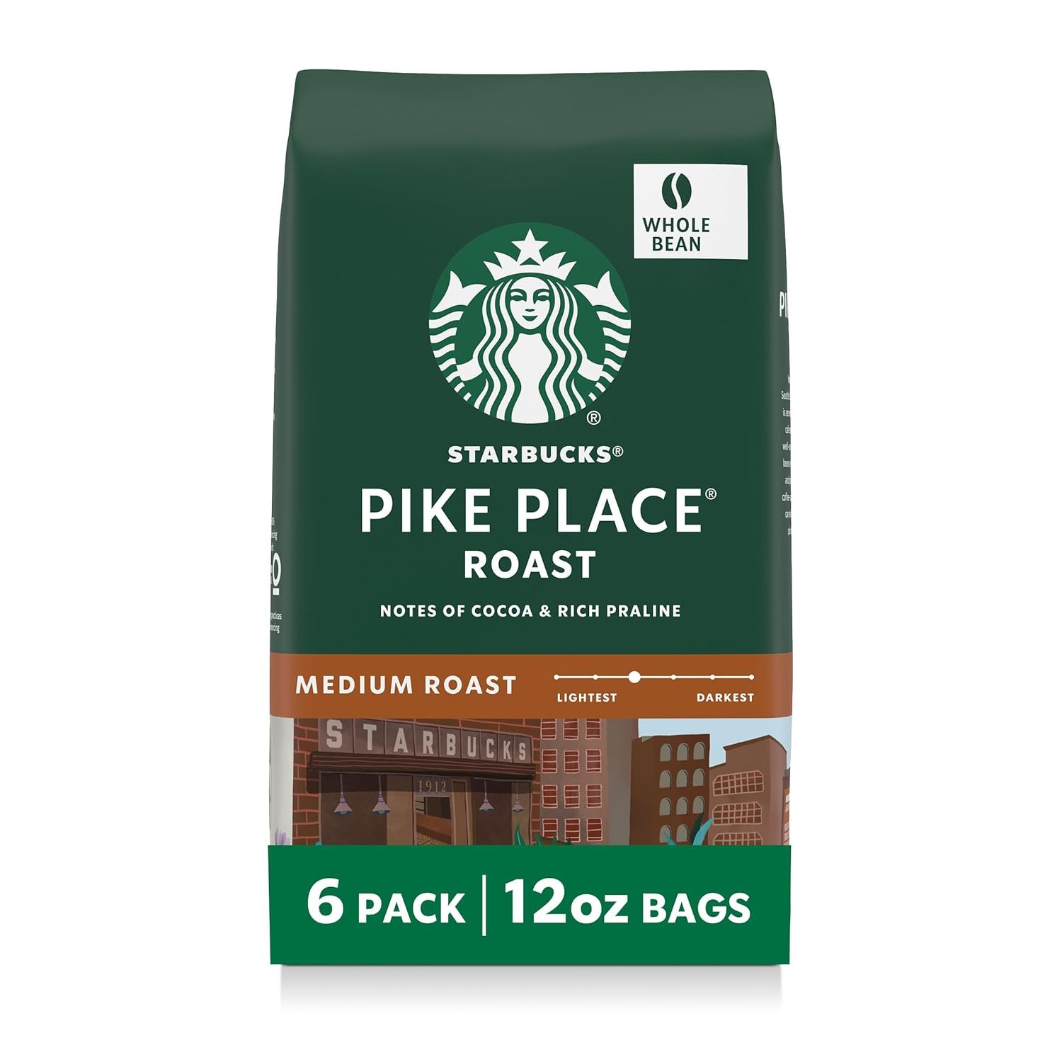 Starbucks Pike Place Medium Roast - Smooth & Consistent Coffee