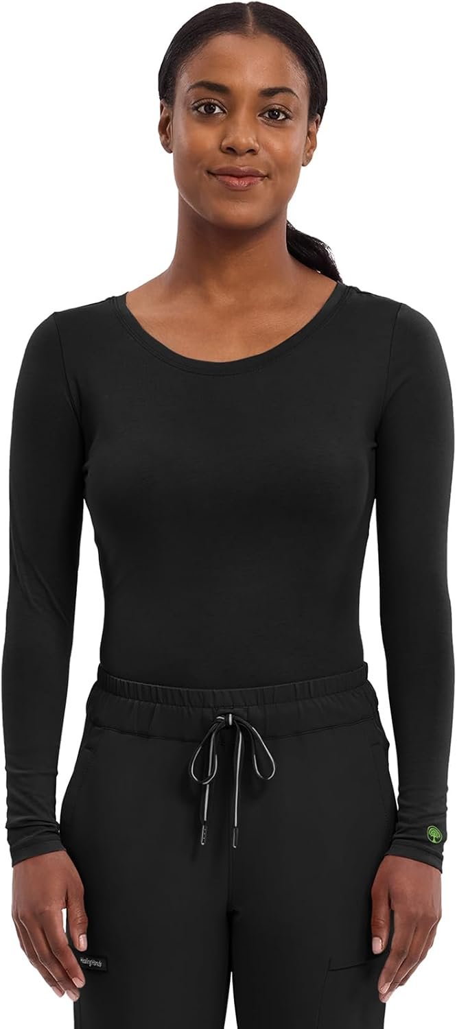 Stay Comfortable in Style with the Melissa Longsleeve Scrub Tee