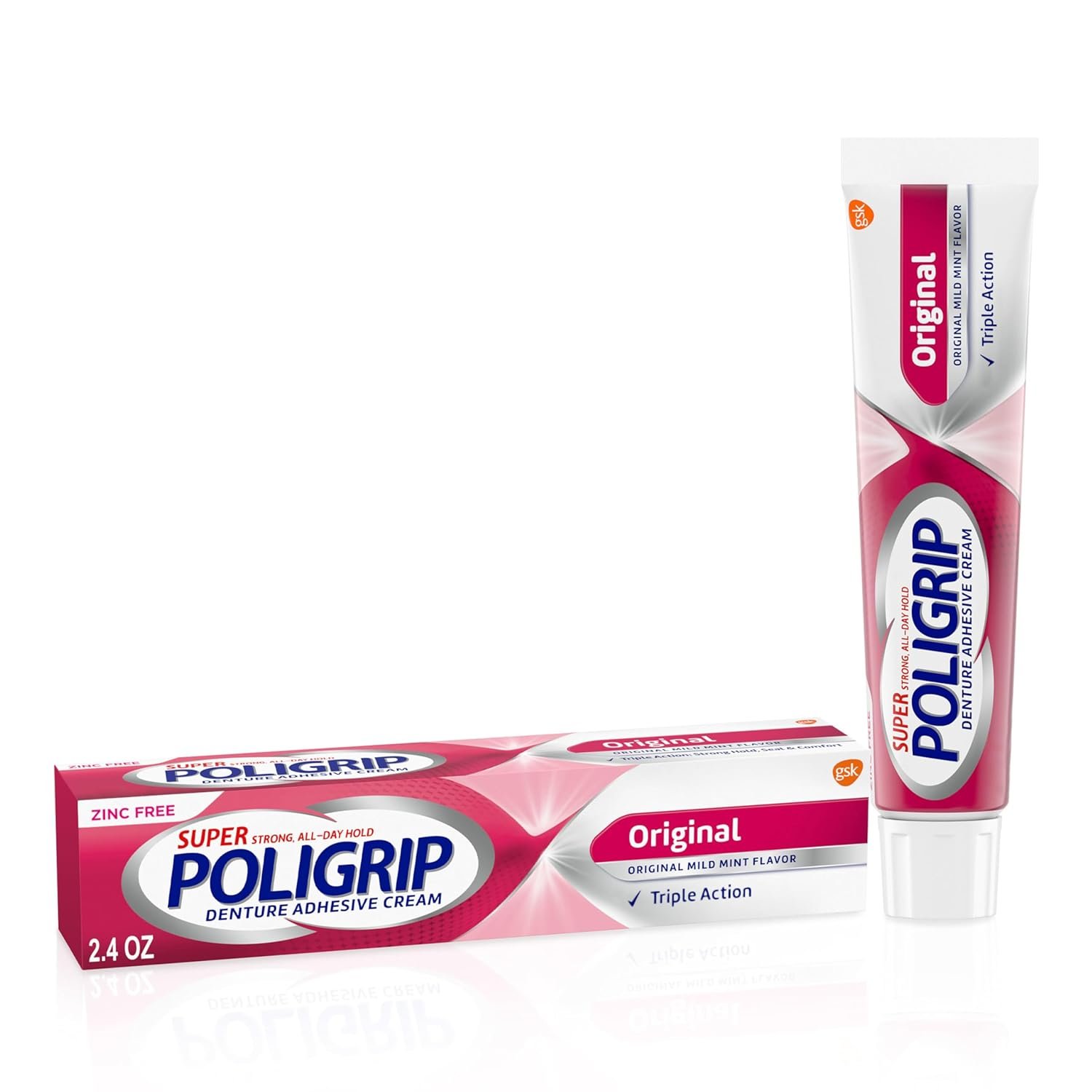 Stay Confident with Poligrip Zinc-Free Denture Adhesive