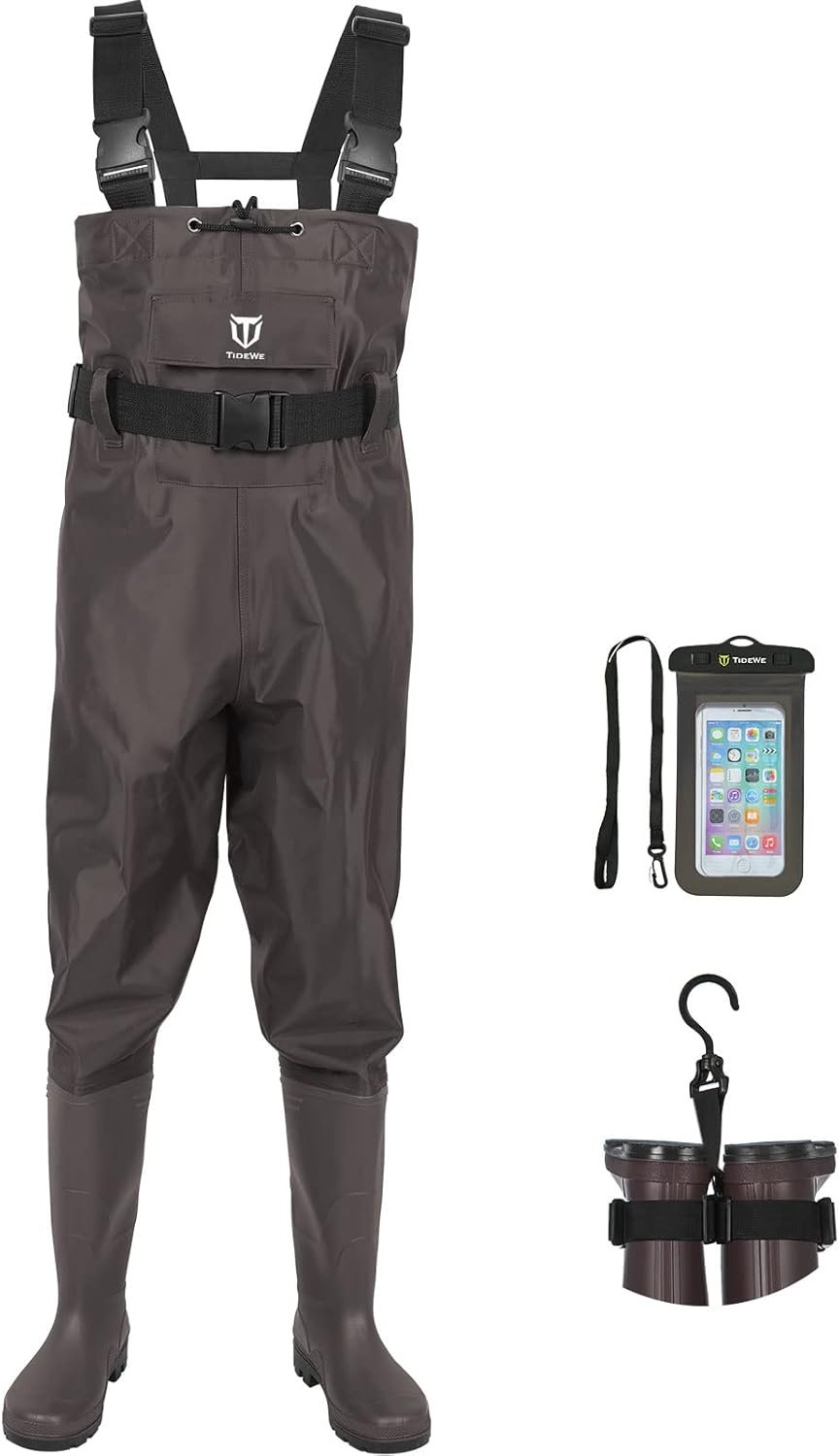 Stay Dry TIDEWE Waterproof Waders for Fishing & Hunting