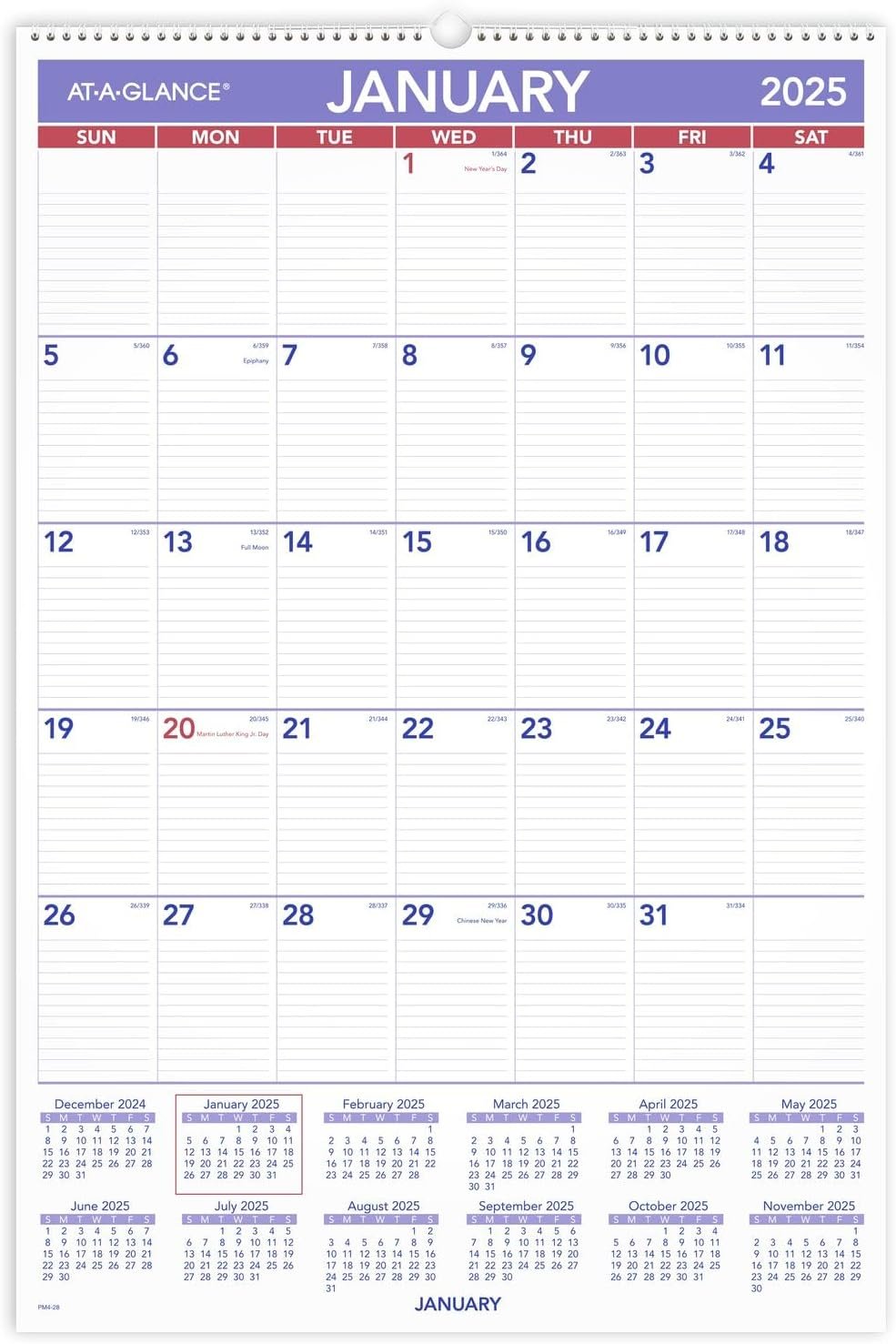 Stay Organized with 2025 Extra Large Wall Calendar