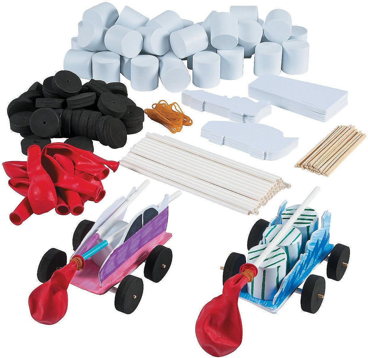 Build 10 Working Steam Cars - Hands-On STEM Learning for Kids