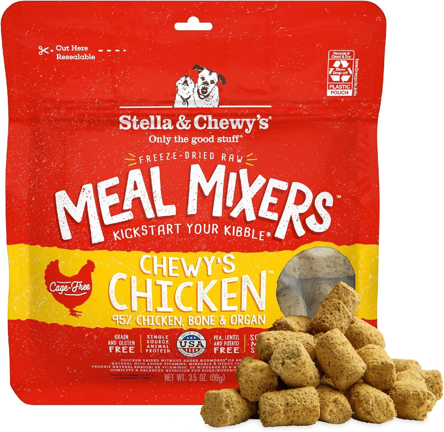 Stella & Chewy's Raw Chicken Meal Mixers for Picky Eaters