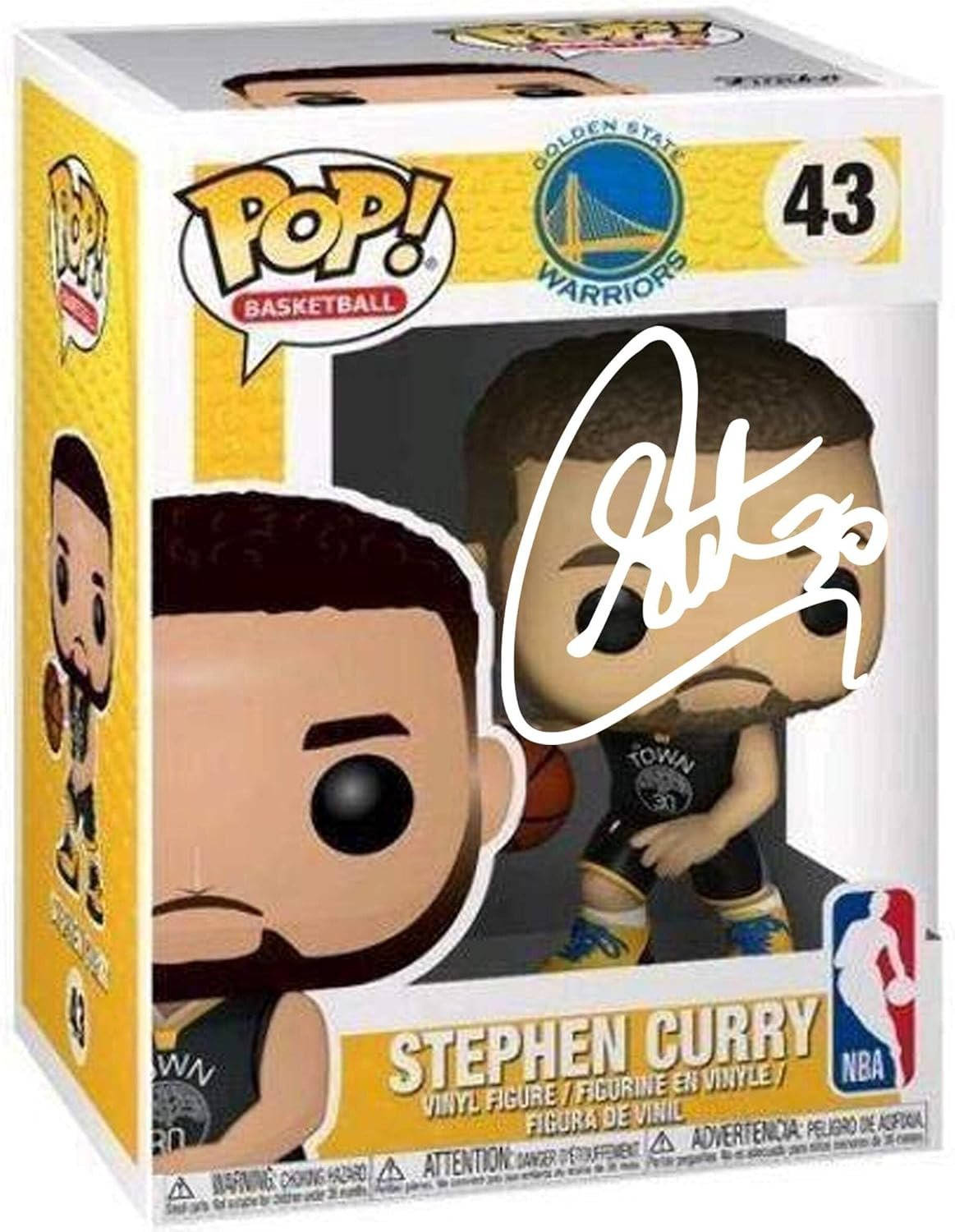 Stephen Curry Facsimile POP! - Display Ready Basketball Collectible