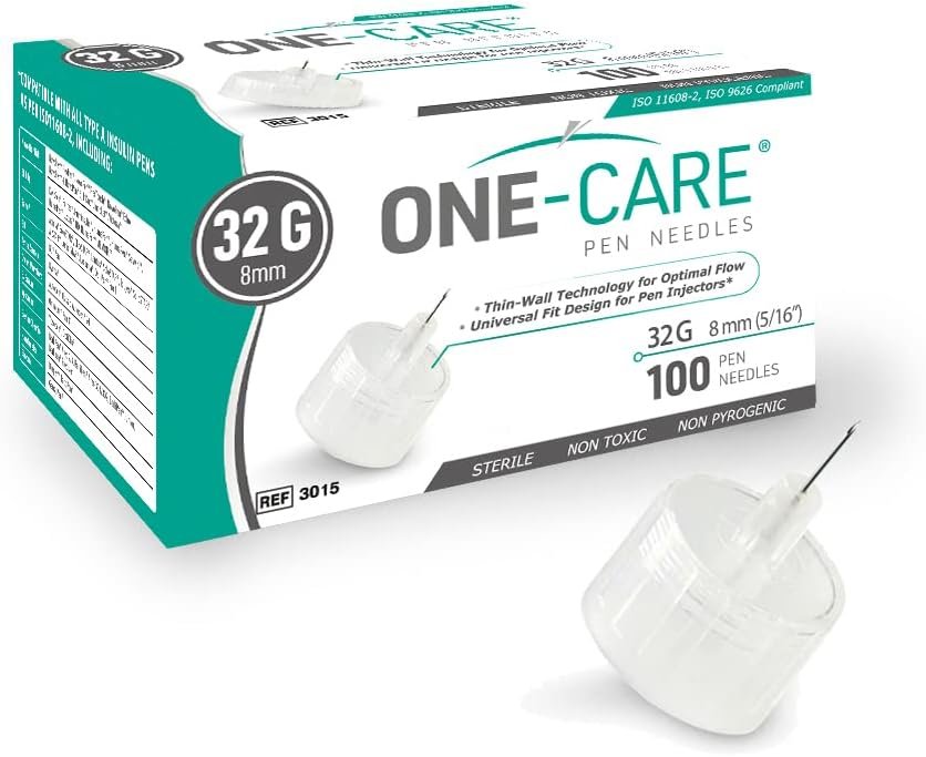 Sterile Pen Tips for Pain-Free Injections - 100 Pack