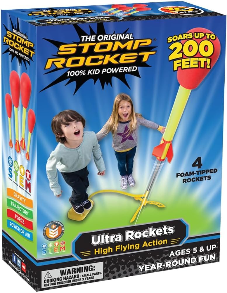 Stomp-Powered Rockets Soar 200 Feet High!