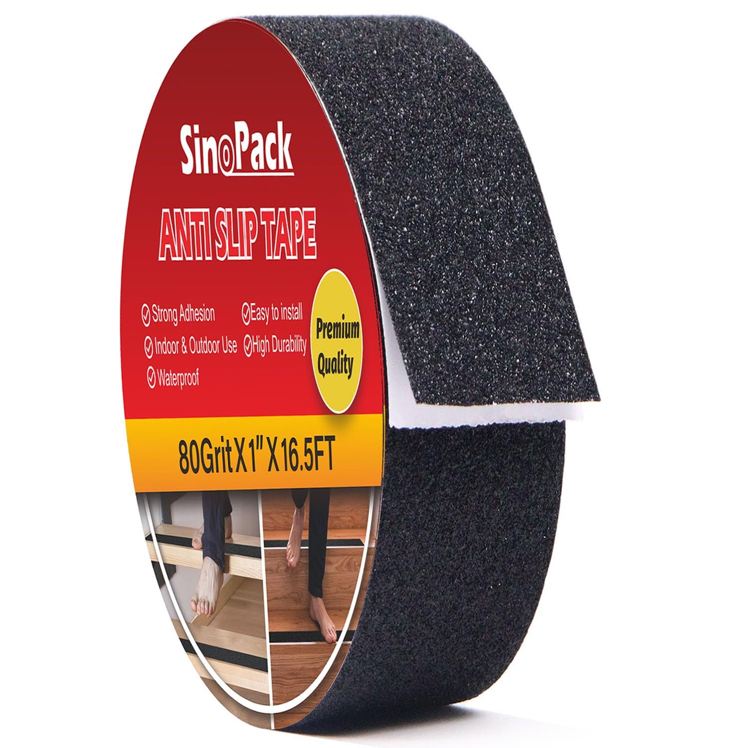 Stop Slips on Stairs with Weather-Resistant Anti-Slip Tape