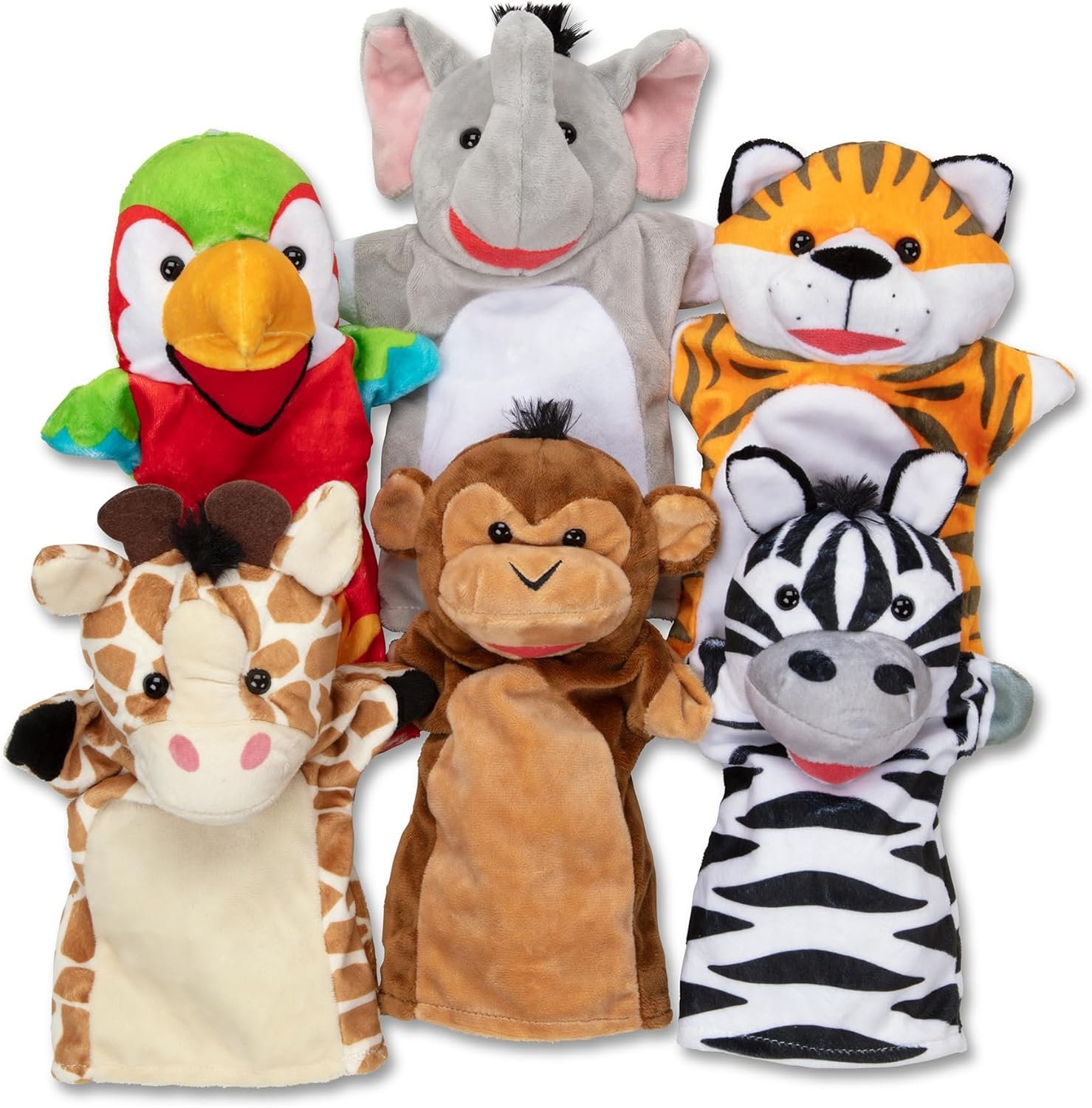 Storytelling Safari Puppets for Kids' Imaginative Play