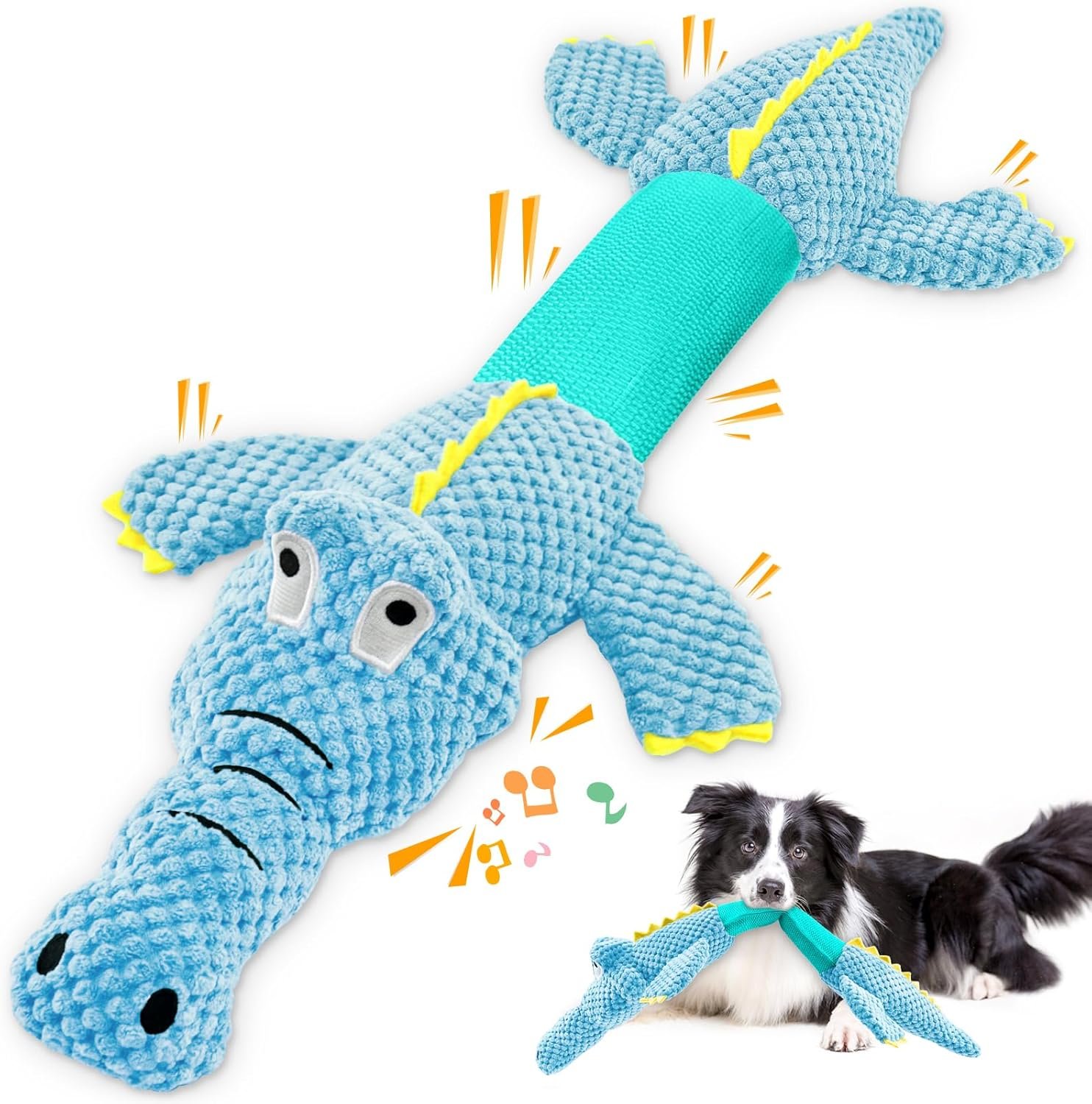 Stretch & Play Interactive Dog Toy - Endless Tug Fun for Any Size Pup