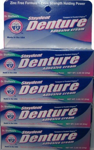 Strong Hold Denture Adhesive Cream - Dr. Sheffield's