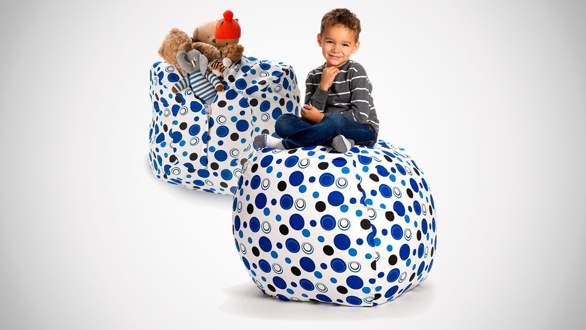 Stuffed Animal Storage Bean Bag Chair