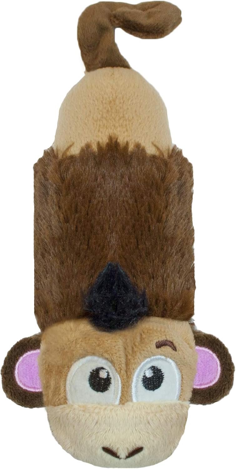Stuffing-Free Squeak Monkey Toy for Happy Dogs