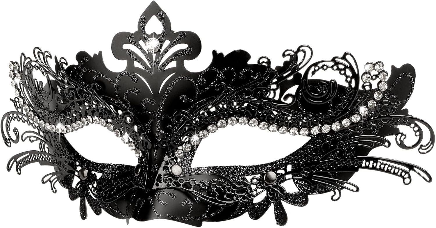 Stunning Venetian Masquerade Mask for Mardi Gras Magic