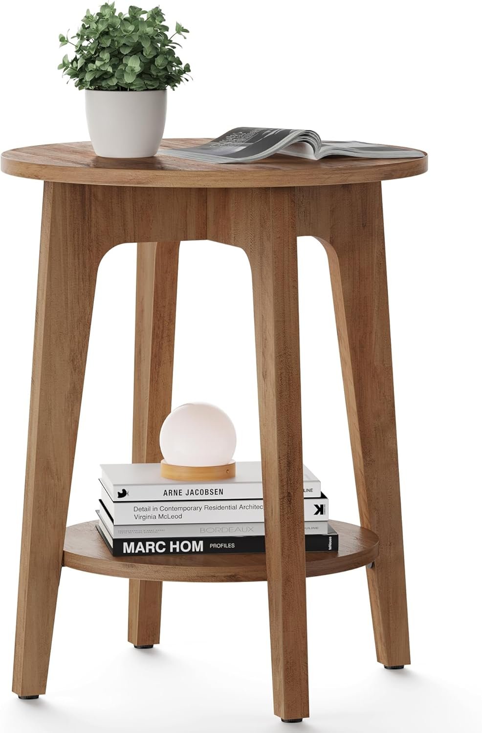 Stylish 2-Tier Side Table for Small Spaces