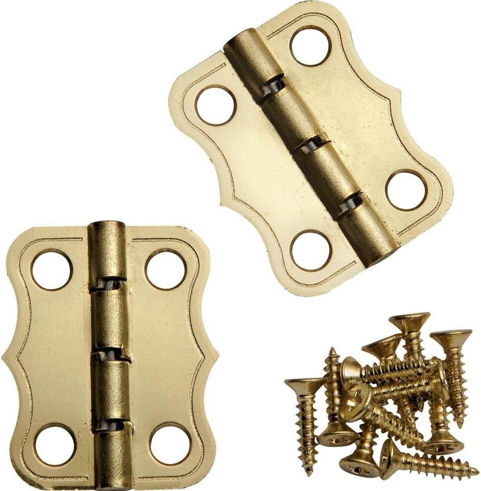 Stylish Brass 90° Stop Hinges for Your Home