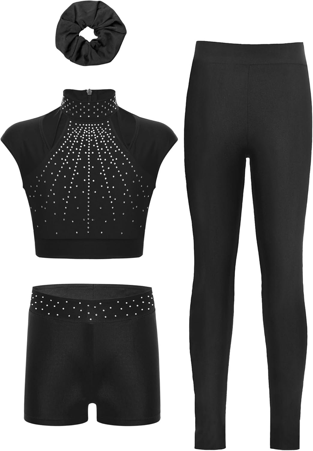 Stylish Figure Skating Costume for Young Dancers