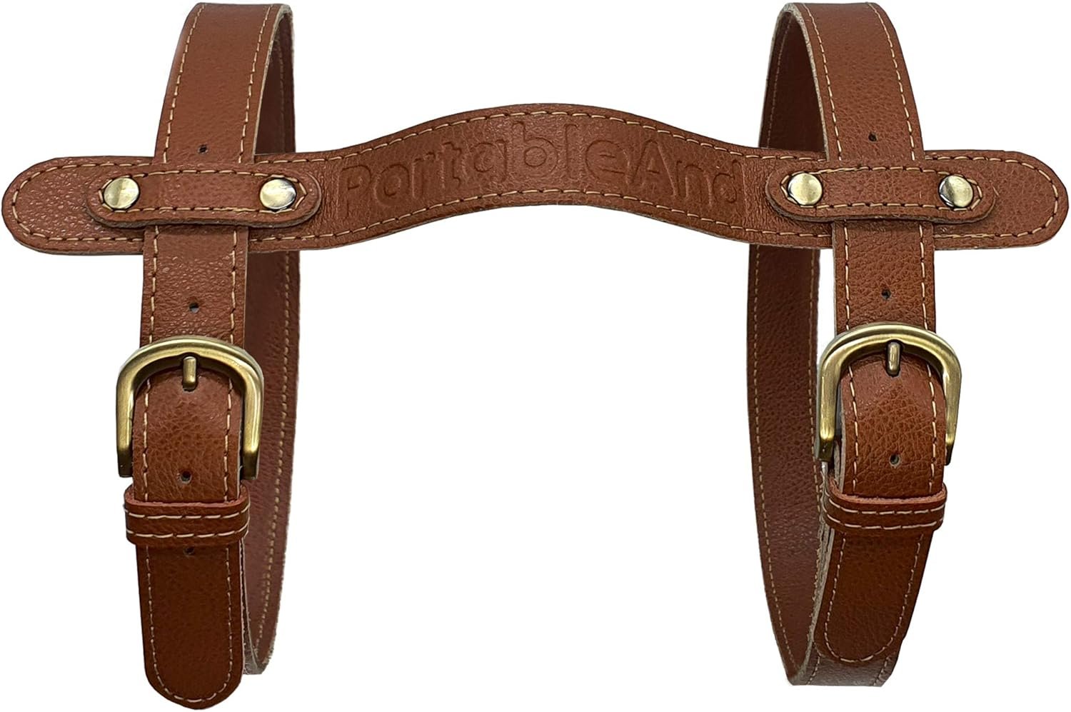 Stylish Leather Carry Strap for Picnic Blankets