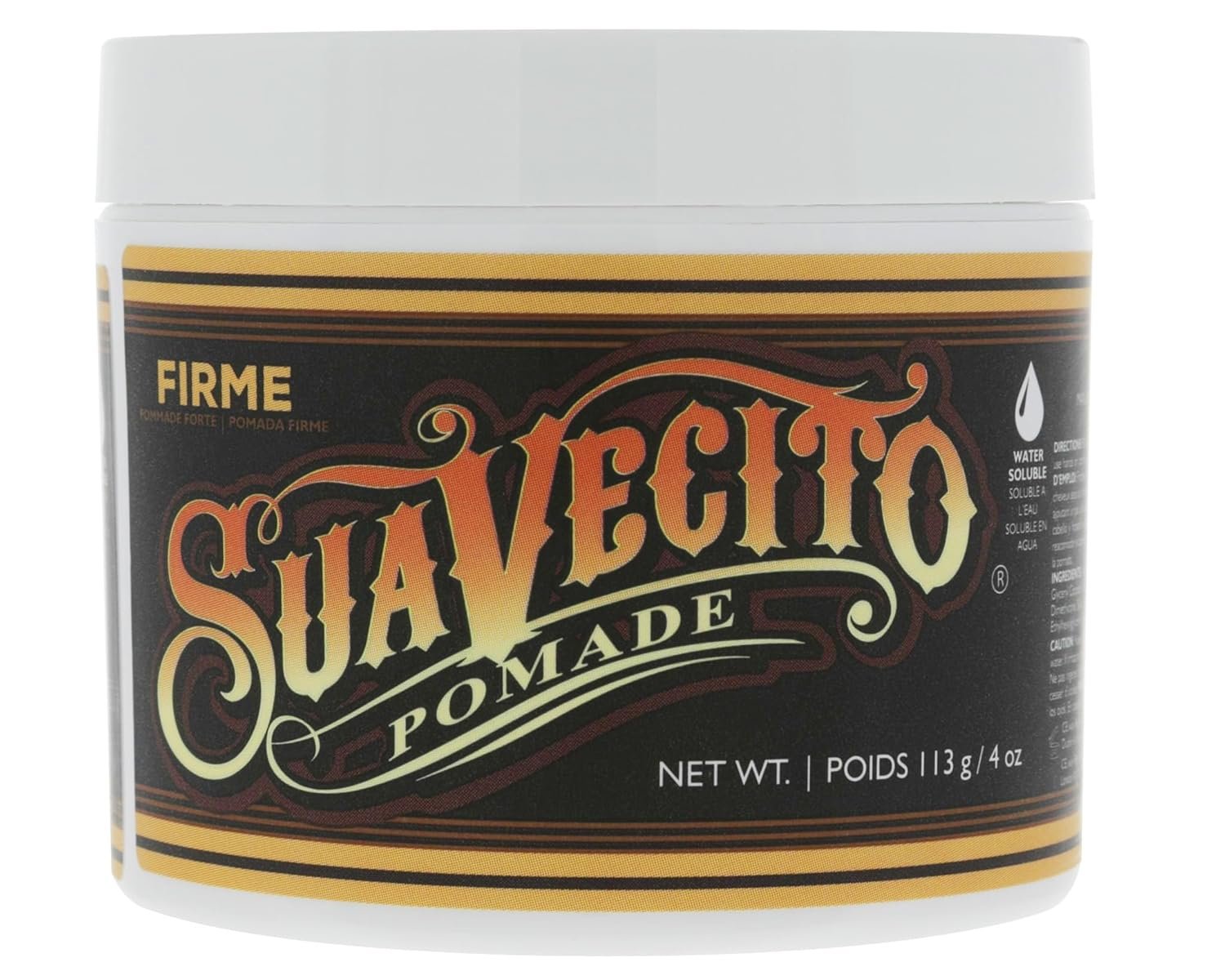 Suavecito Firme: Strong All-Day Hold Pomade