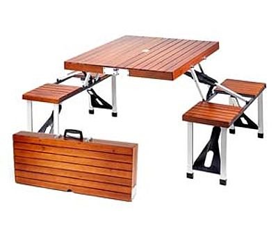 Suit Case Picnic Table