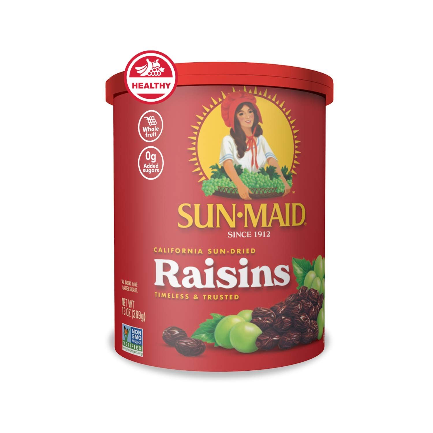 Sun-Maid California Sun-Dried Raisins - All-Natural Snack