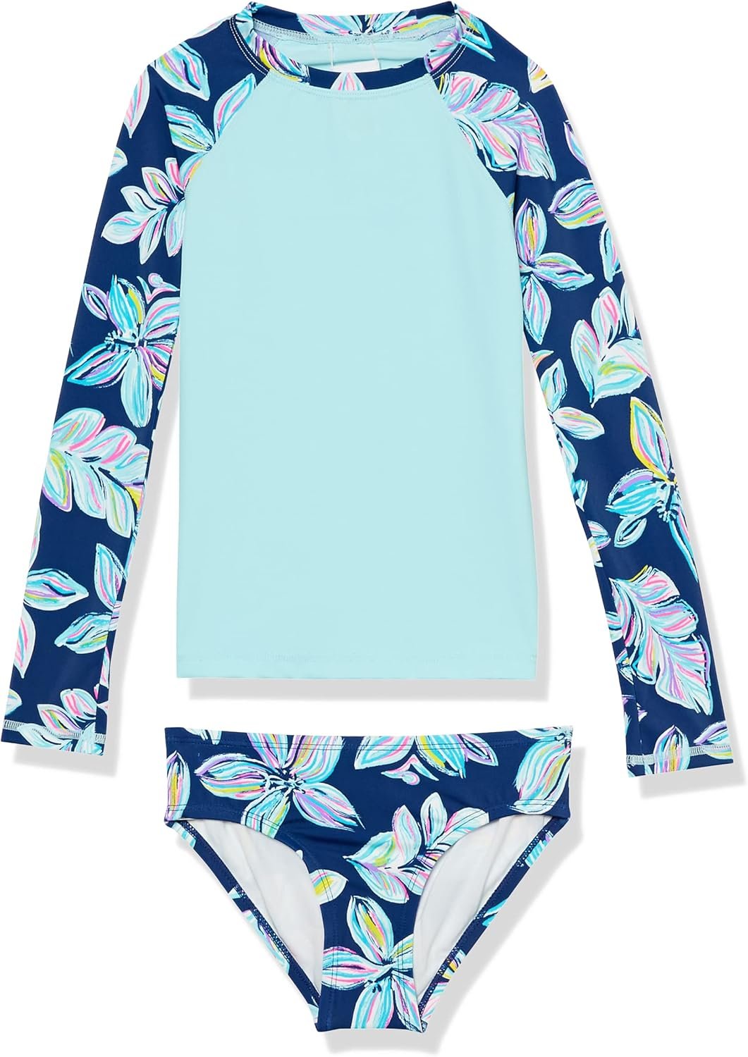 Sun-Smart Swim Set: UPF 50 Protection for Active Girls