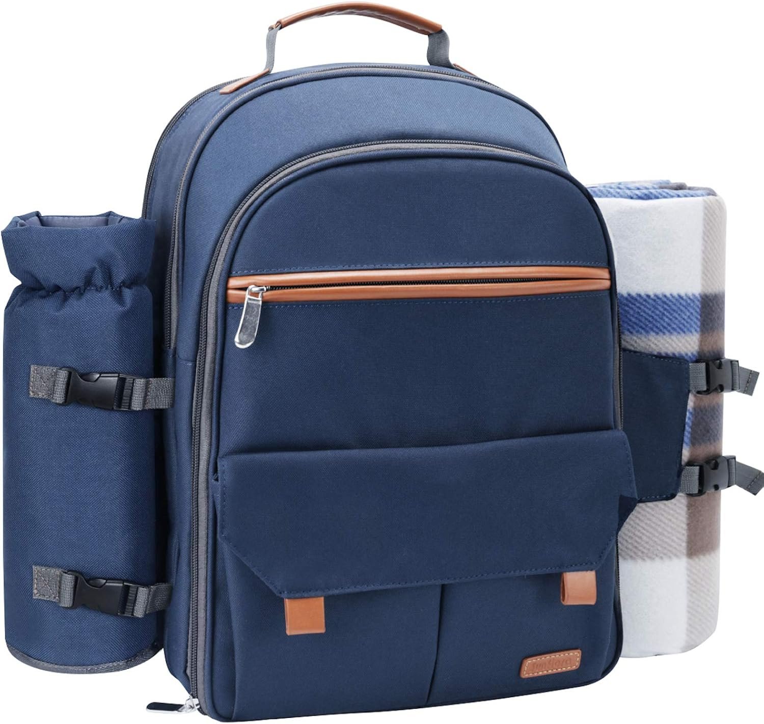 Complete Picnic Backpack for 4: Ready-to-Go Outdoor Dining