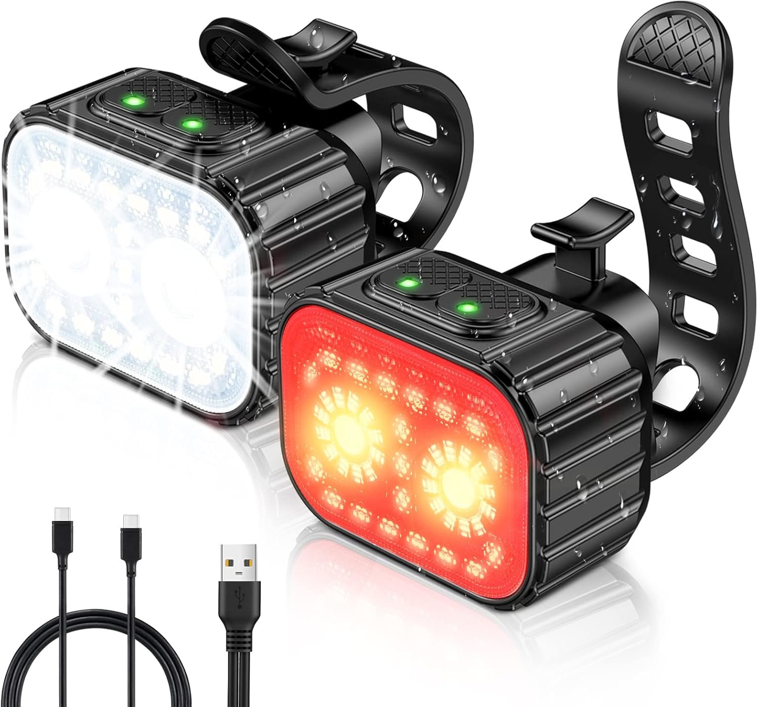 Stay Safe with Super Bright Rechargeable Bike Lights