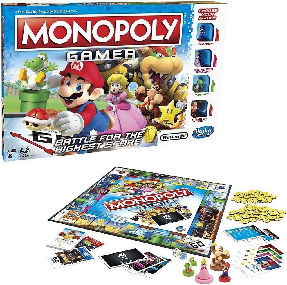 Super Mario Monopoly: Battle Bowser & Earn Points!