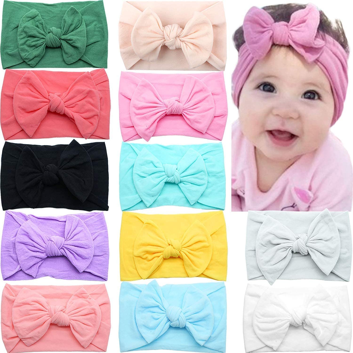 Super Stretchy Headbands for Baby Girls