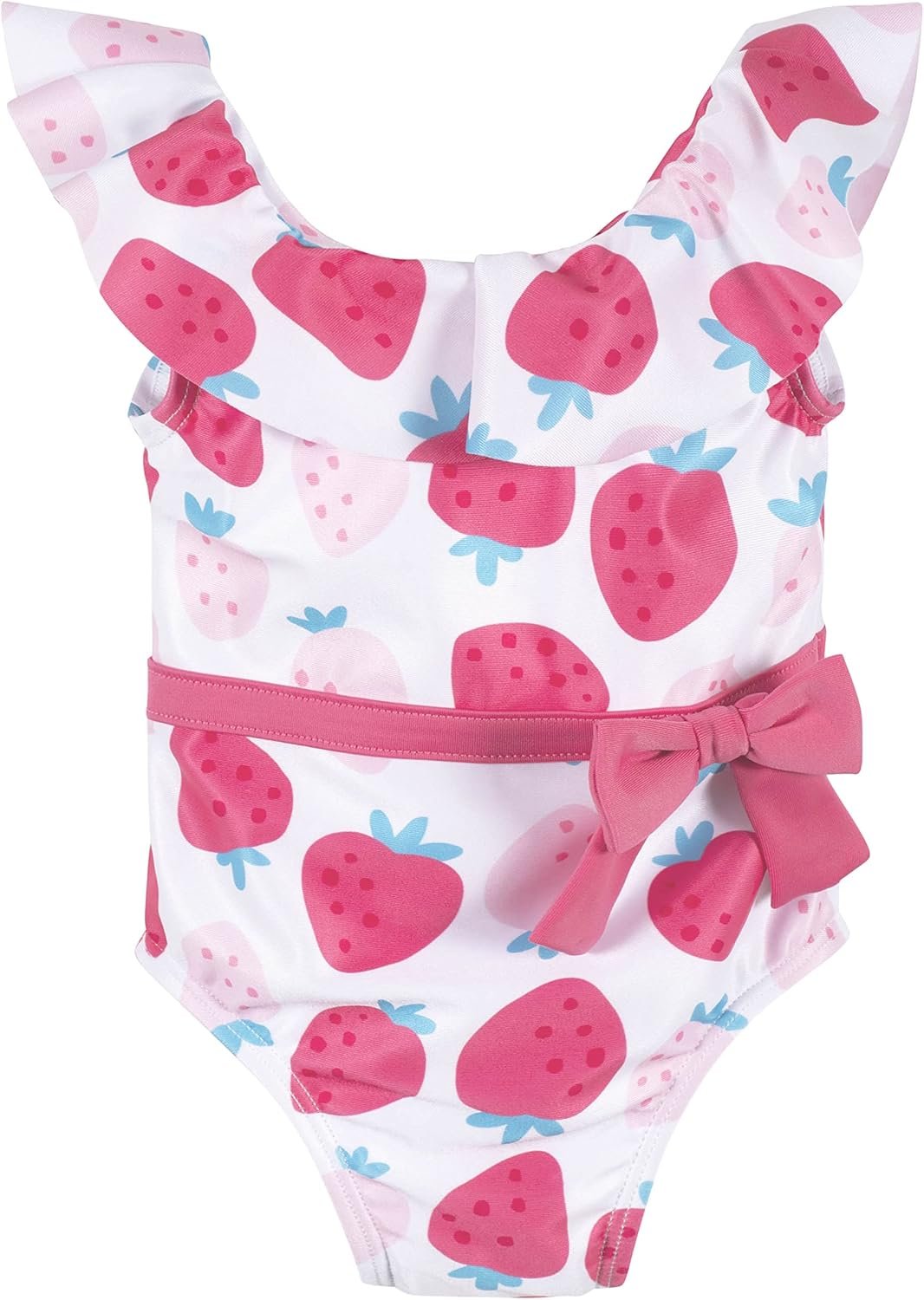 Sweet Strawberry Swimsuit with Sun Protection