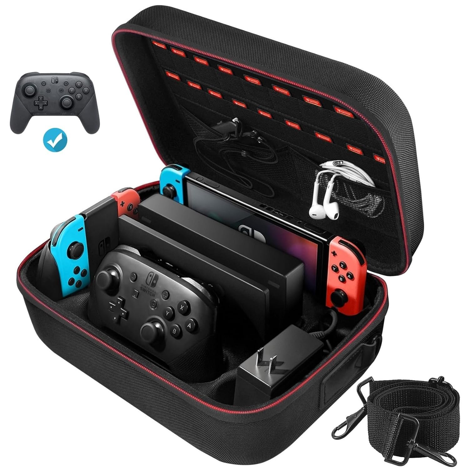 Protect Your Switch & Games Everywhere - Premium Travel Case