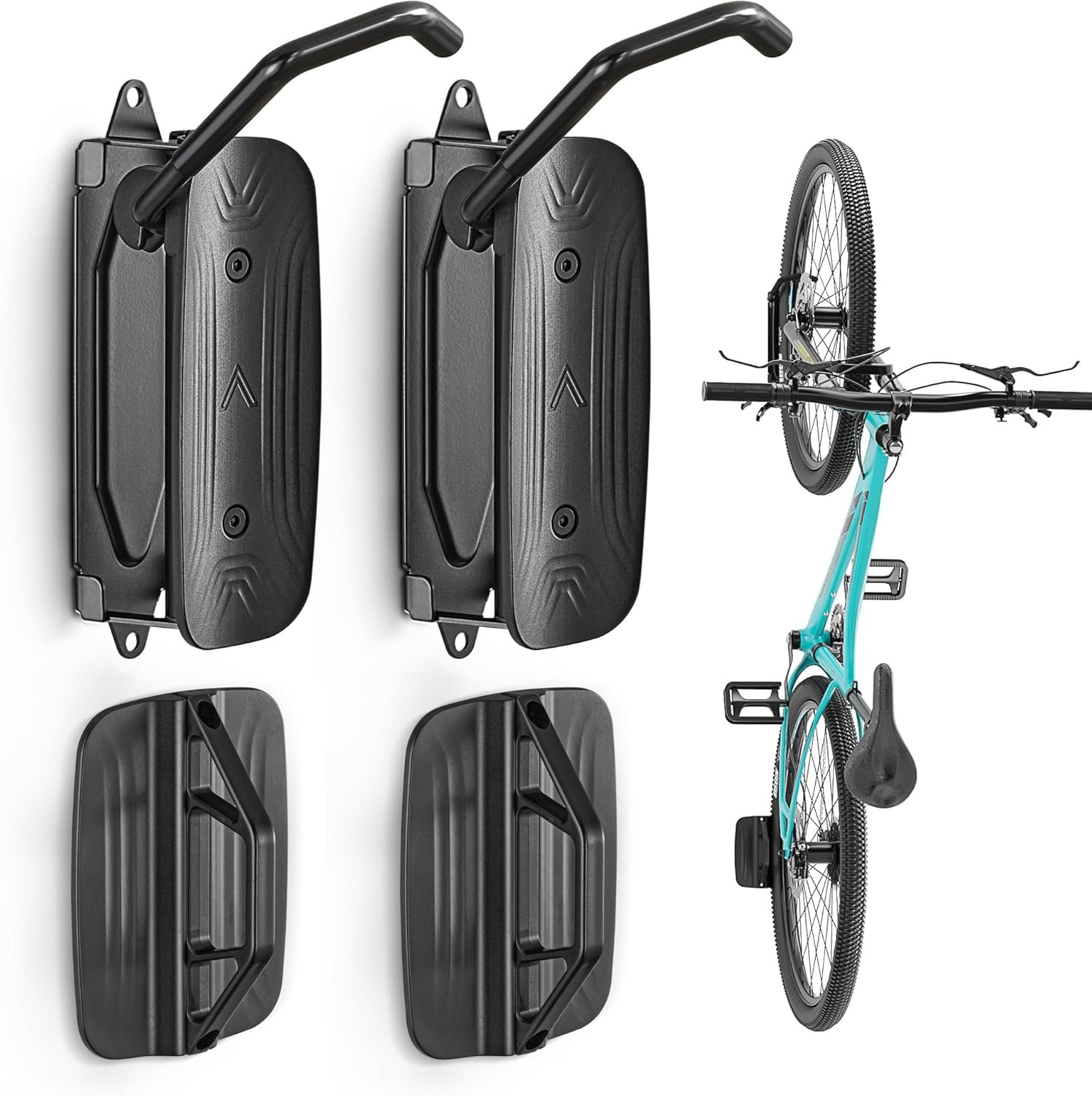 Space-Swivel Bike Wall Mount - Frees Up Your Garage