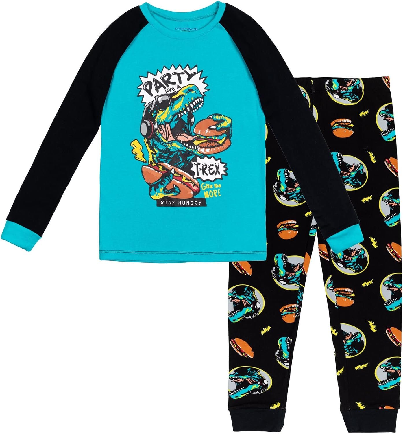 T-Rex Party Pajamas - Toddler Dinosaur Sleep Set