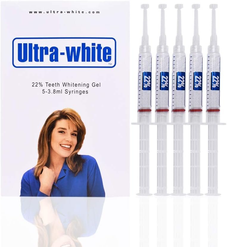 Get Your Hollywood Smile: 22% Teeth Whitening Gel - 5 Tubes