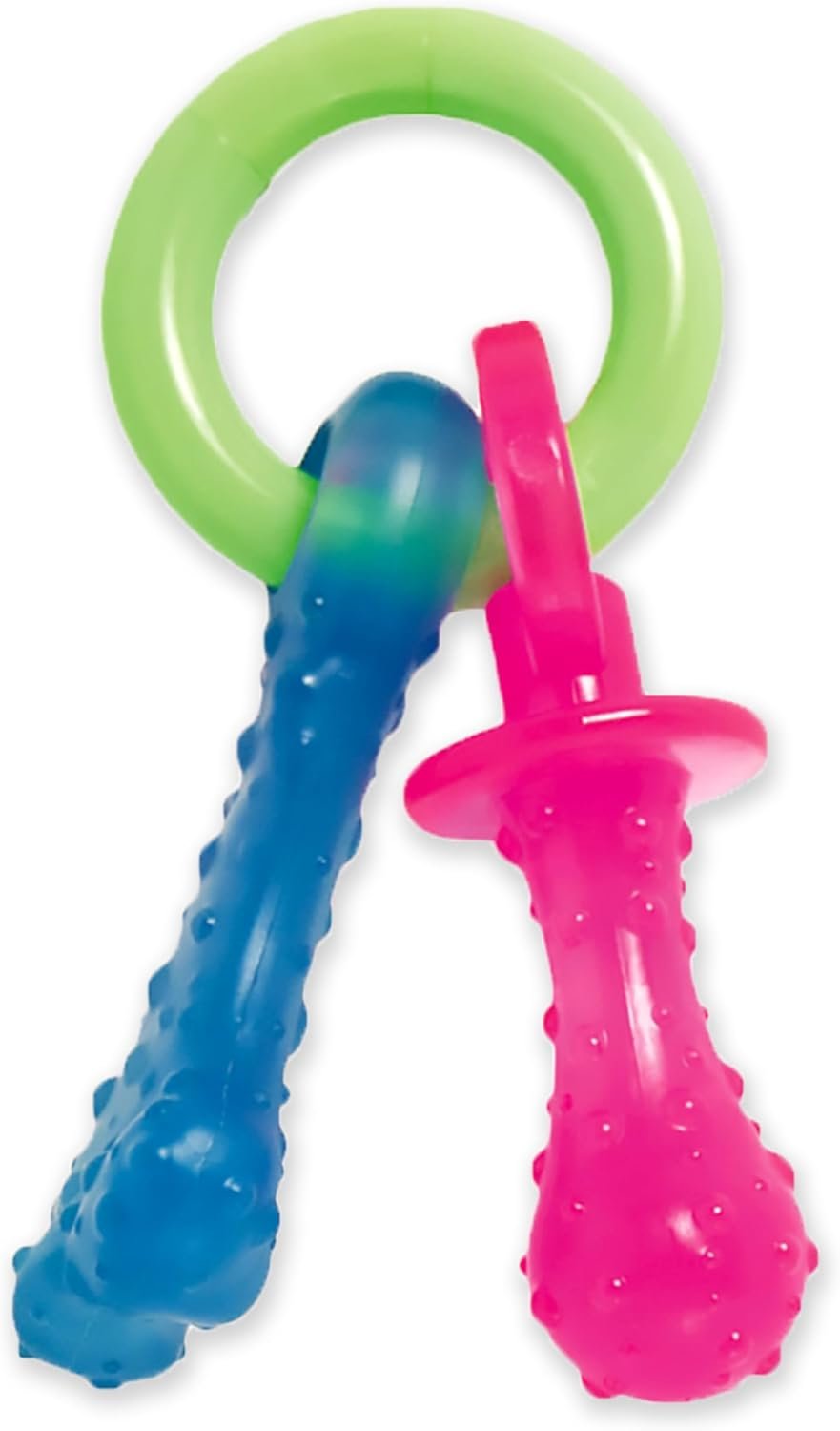 Teething Relief Puppy Chew Toy - Bacon Flavor Pacifier