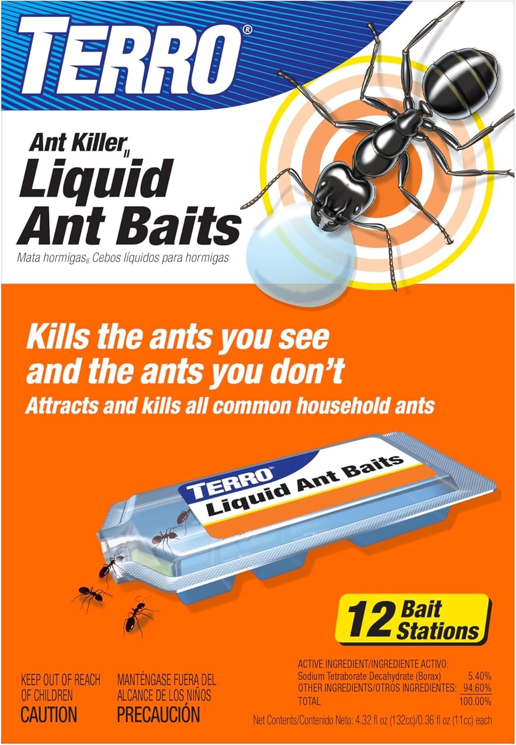 TERRO Liquid Bait Stations: Kill Ant Queens & Colonies