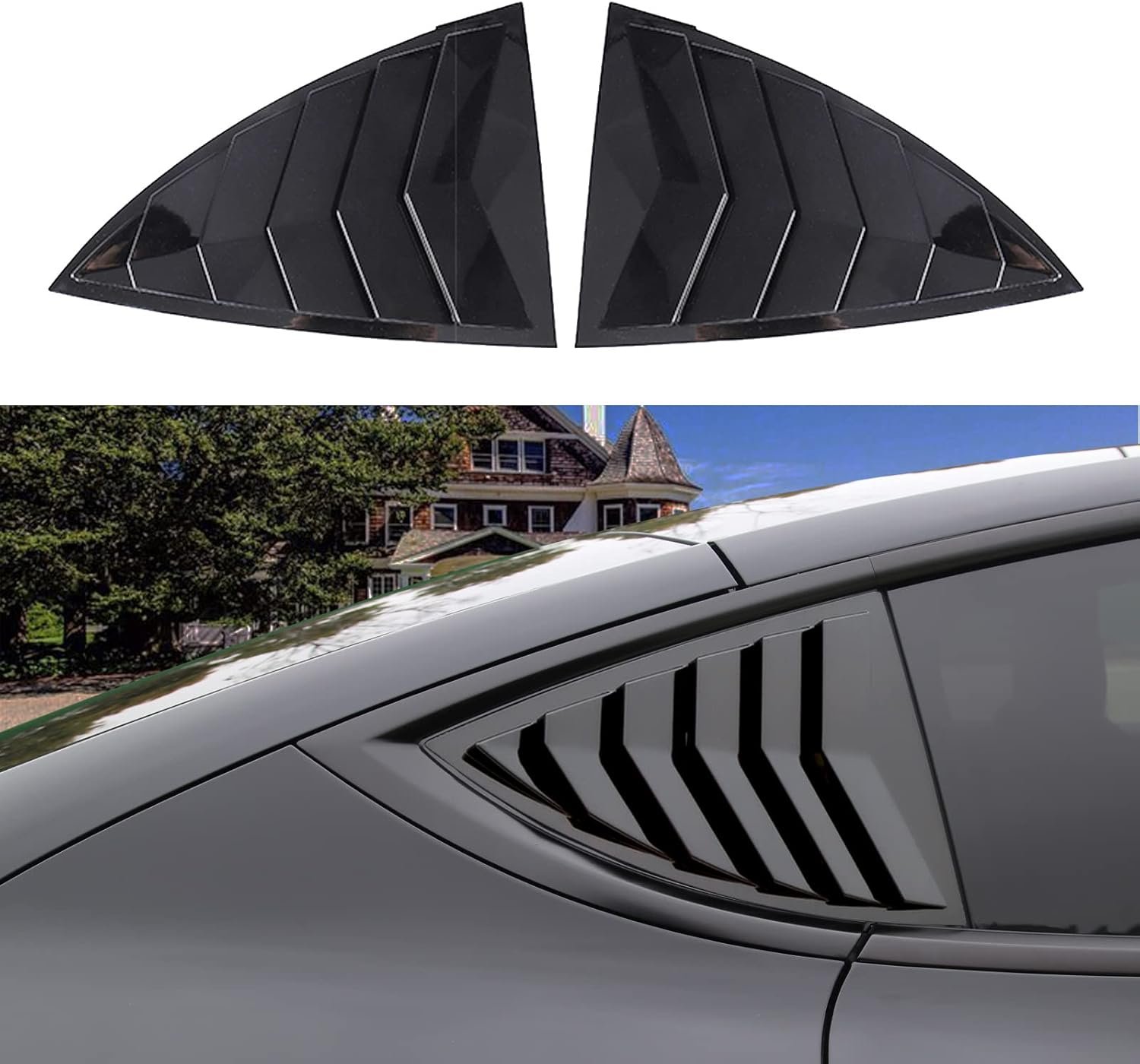 Sport Style Window Louvers - Transform Your Tesla Model Y
