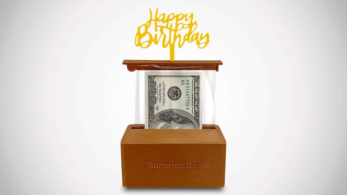 The Money Cake - Cash-Filled Cake Topper