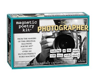 The Photographer Magnetic Poetry Kit
