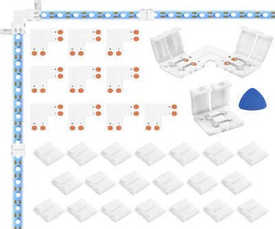 10-Pack L Shape LED Connectors for Easy Installations