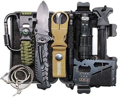 11-In-1 Survival Gear Kit