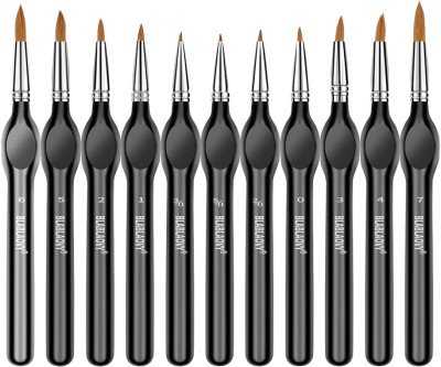 11 Pcs Art Paint Brushes Set for Enthusiasts