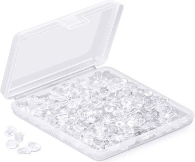 1200 Pcs Soft Clear Silicone Earring Backs
