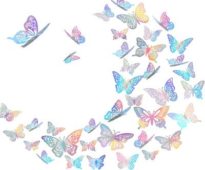 144Pcs 3D Butterfly Wall Stickers - Make Your Space Magical